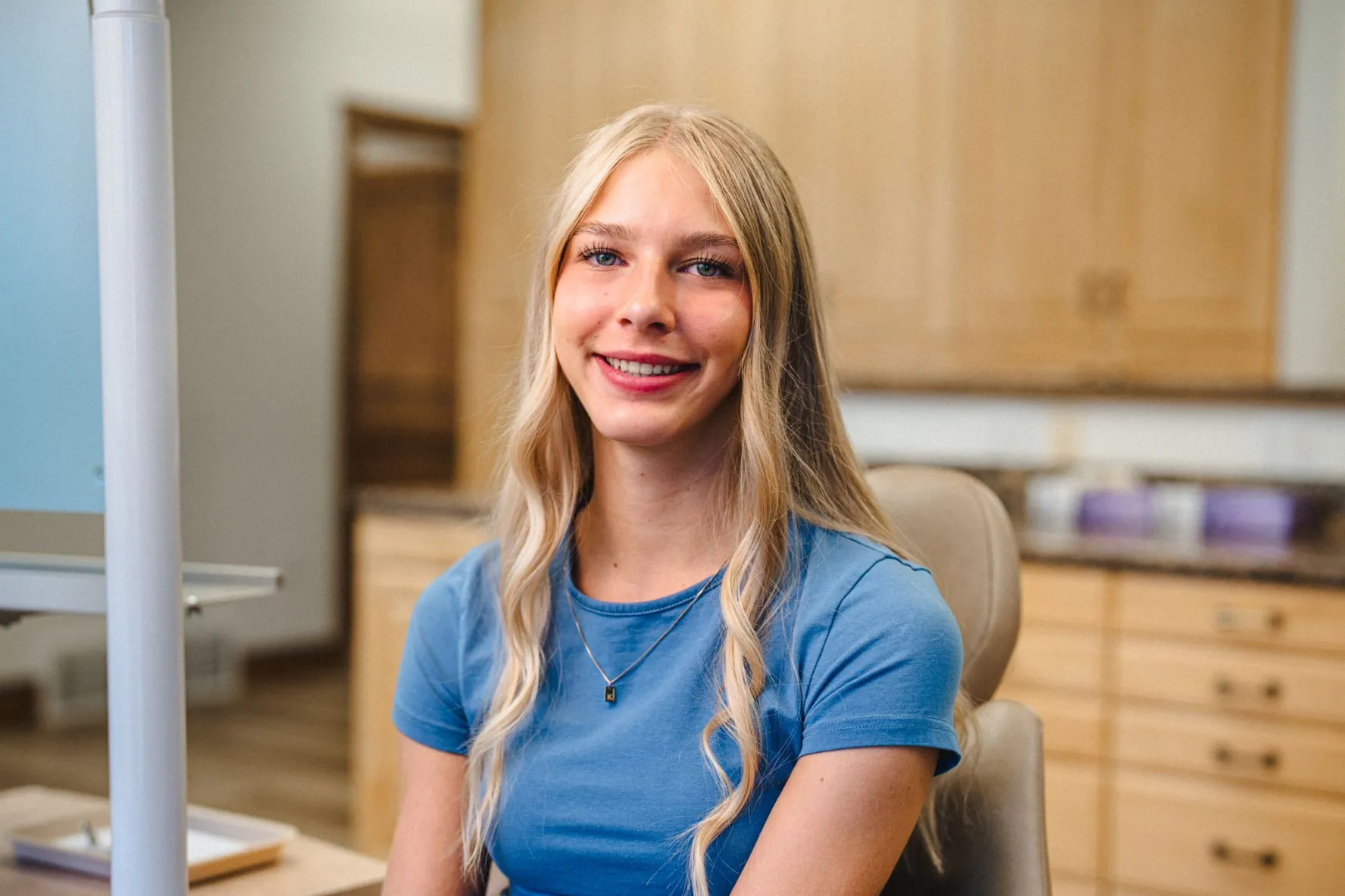 Confident smile and orthodontic treatment at Albrechtsen & Fanelli Orthodontics